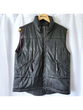 Fairweather Women’s Black Lined Vest Size M Full Zip Outdoor Utility